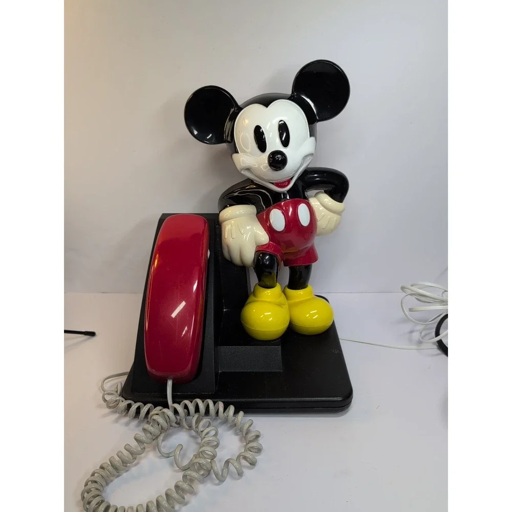 Mickey Mouse Push Button Phone AT&T Vintage